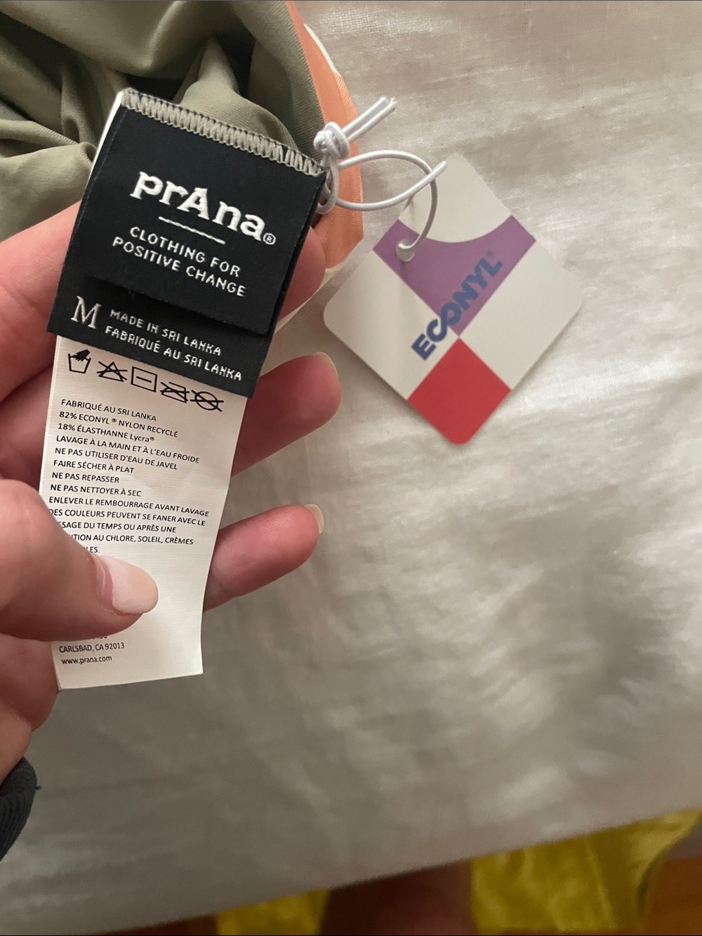 Prana Willow Falls Reversible Bikini Top - Picture 2 of 4